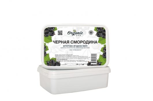 Пюре Organic-bar черная смородина 1 кг замороженное