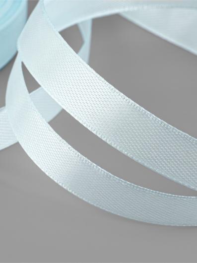 Лента атласная 1,2 см нежно-голубая 13, 23 м