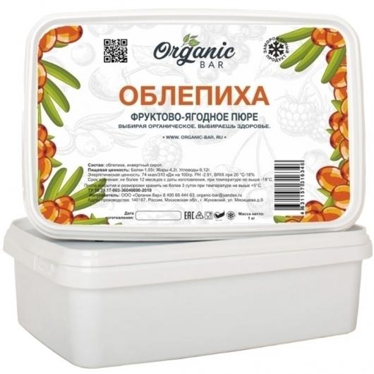 Пюре Organic-bar облепиха 1 кг замороженное