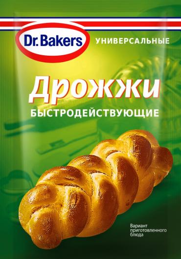 Дрожжи быстродействующие сухие DR. BAKERS, 7г