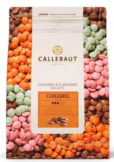 Callebaut Шоколад молочный со вкусом карамели в галлетах 2,5 кг 