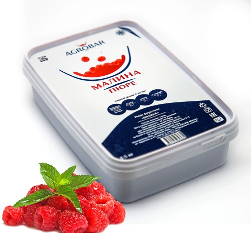 Пюре Agrobar малина 0,25 кг замороженное