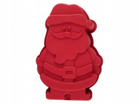 Силиконовая форма для муссовых бенто тортов "Санта Клаус"